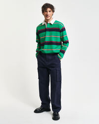 Regular Fit Cargohose aus Baumwolltwill