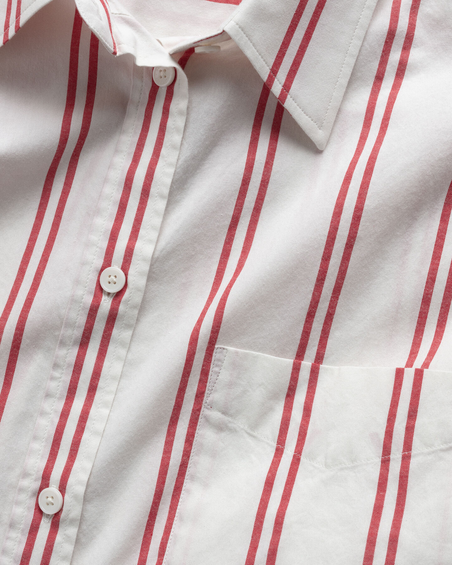 Oversize-Bluse mit Streifen