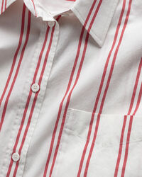 Oversize-Bluse mit Streifen