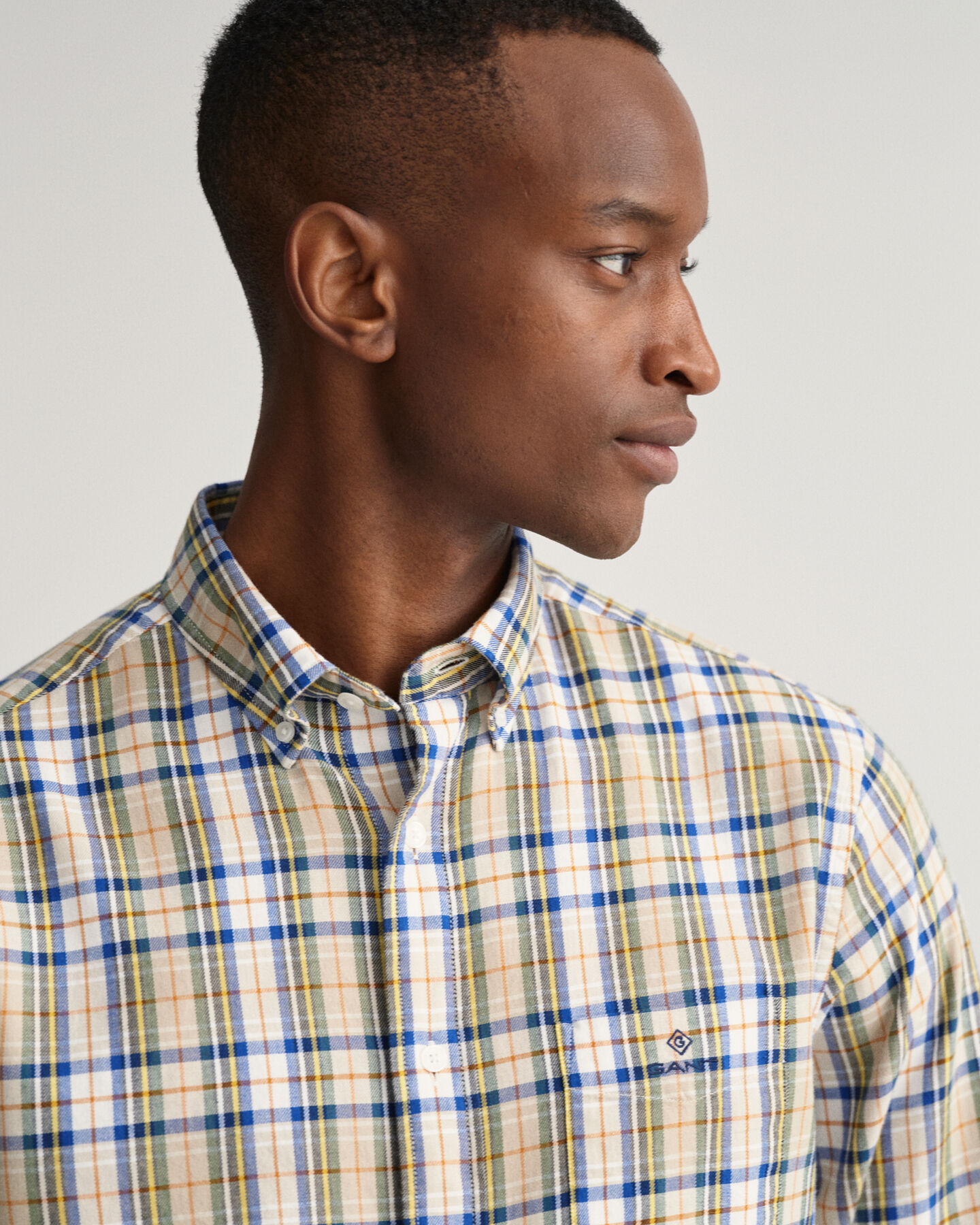 Regular Fit Karohemd mit Tartan-Muster