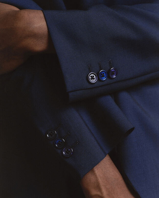 Hopsack Sakko aus Wolle