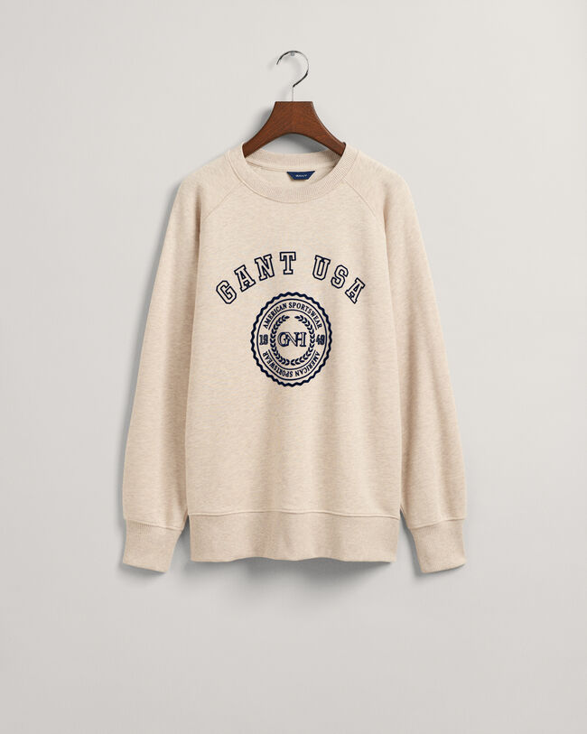 Oversized GANT USA Rundhals-Sweatshirt