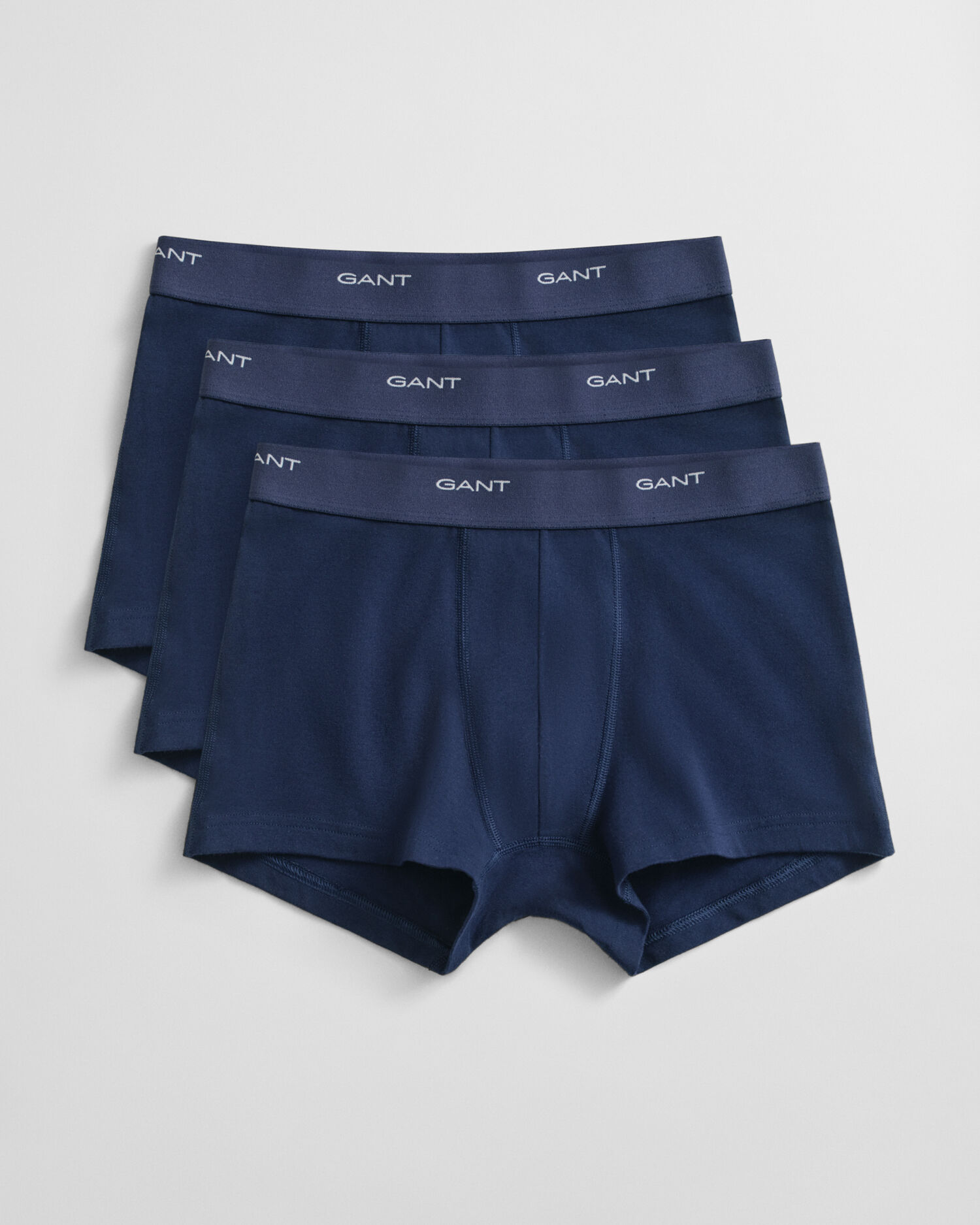 GANT Boxershorts 3er Pack – Gummibund Mit Logoschriftzug, 95% Baumwolle, 5% Elasthan, Weiß, Maschinenwäsche