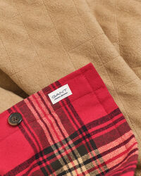 Wattierte Relaxed Fit Hemdjacke mit Karomuster