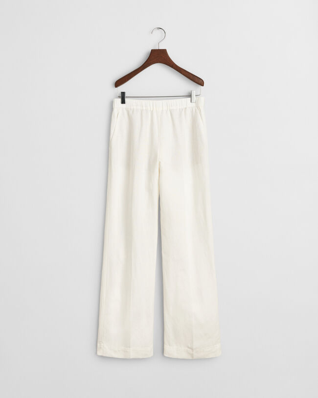 Relaxed Fit Leinenmix Pull-On Hose