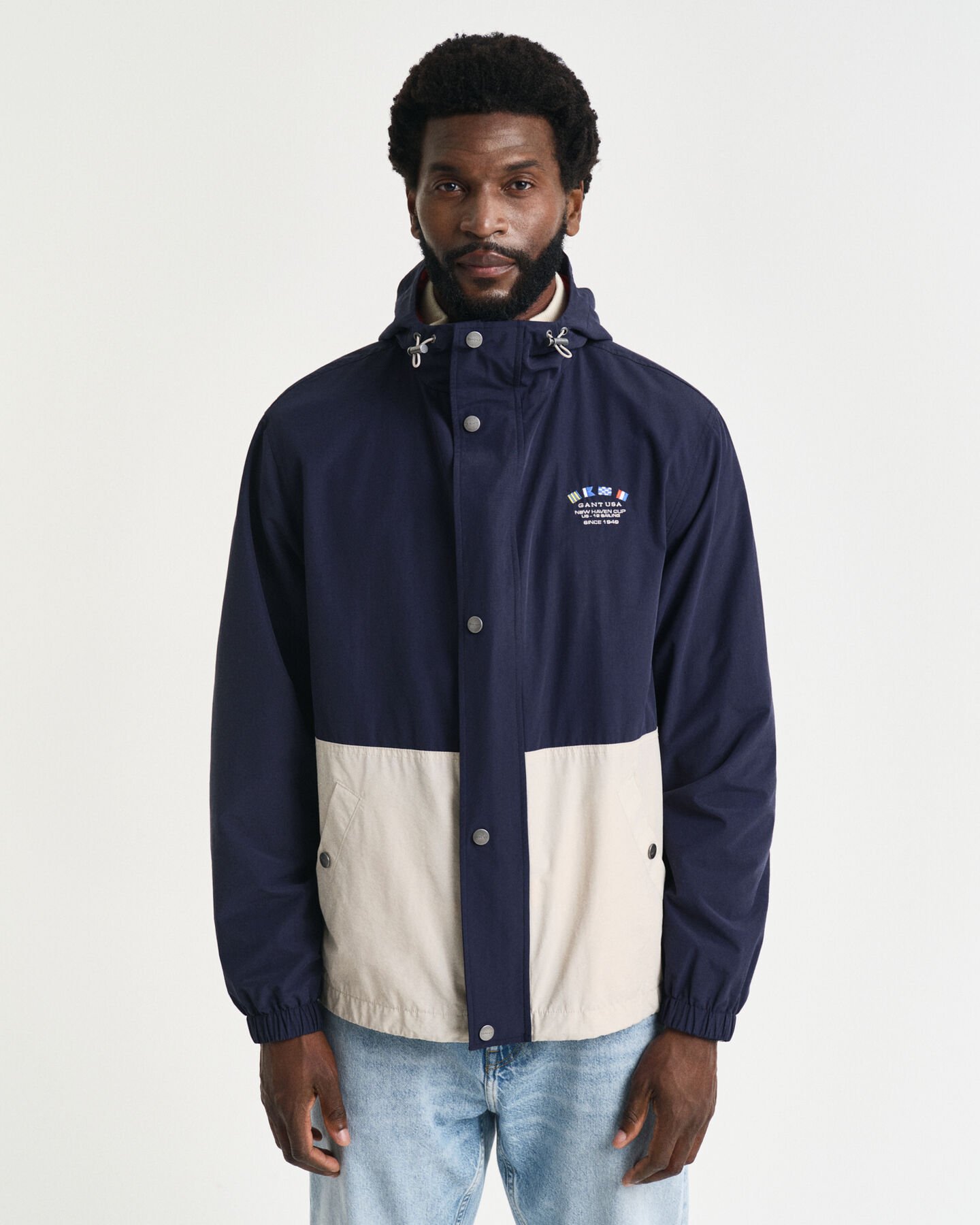 Windshielder Jacke im Blockfarbendesign