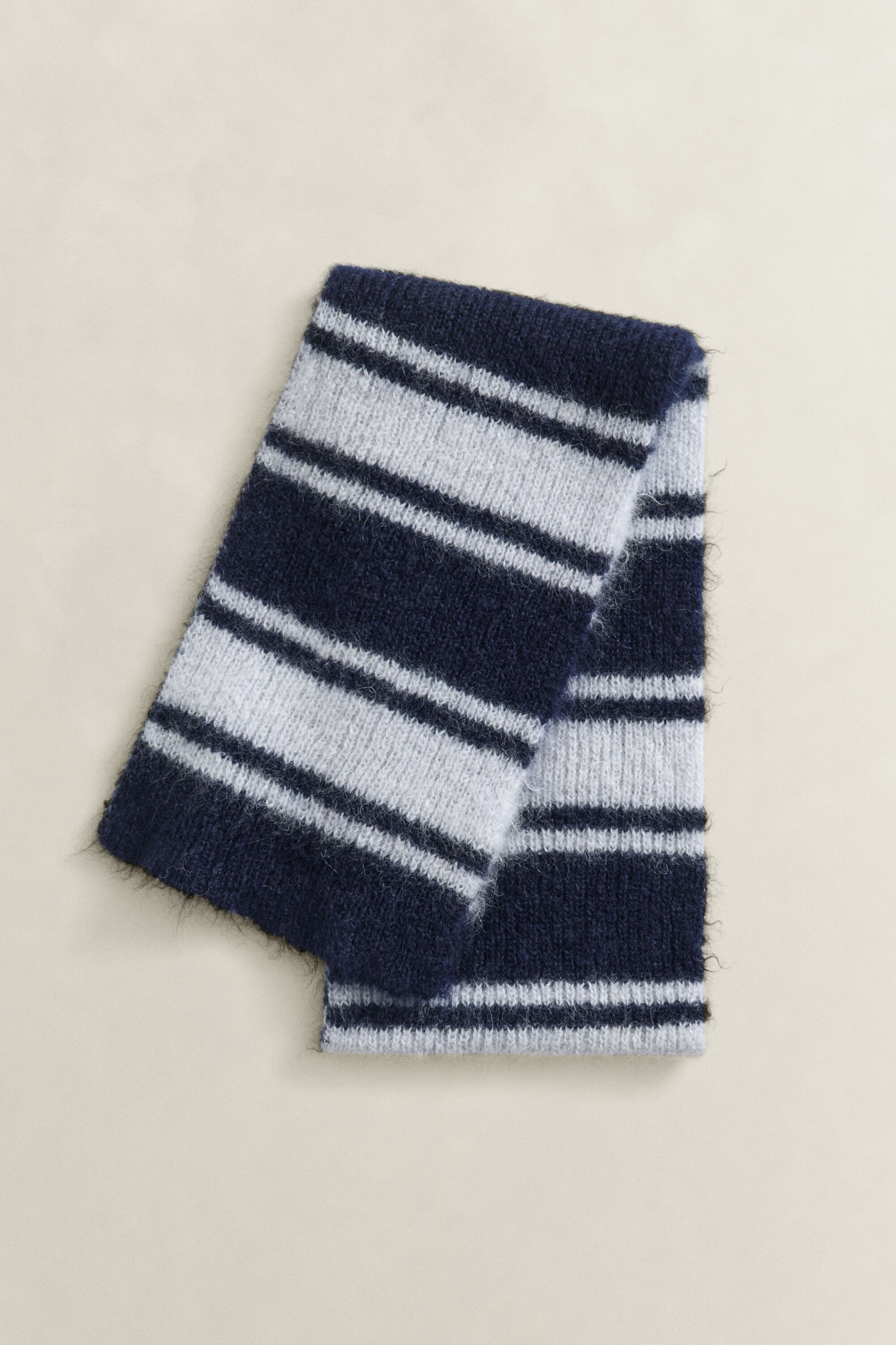 Striped Mohair Scarf