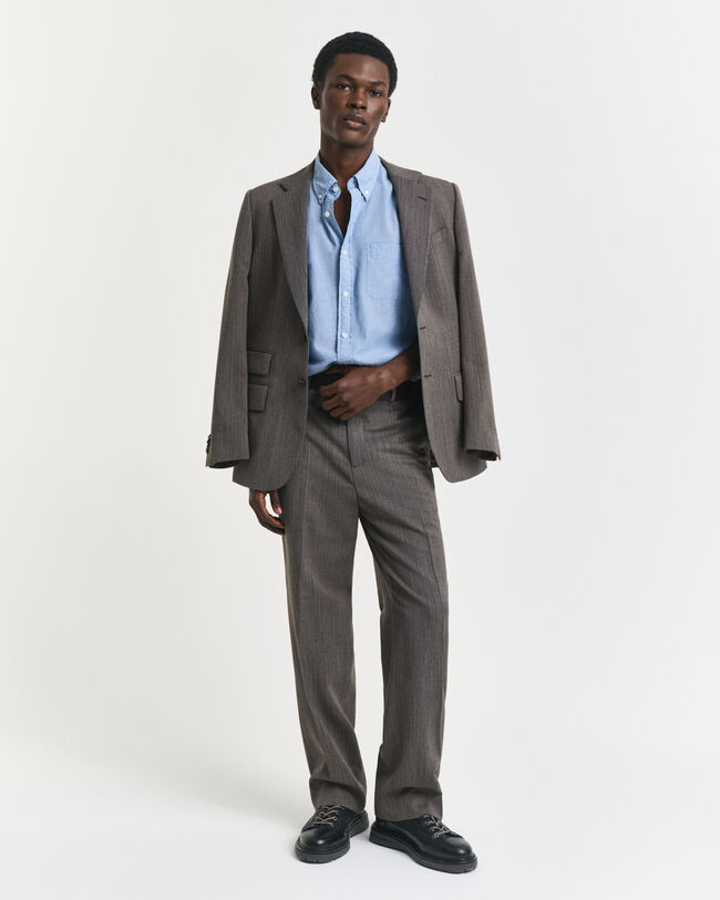 Relaxed Fit Indigo Chambray Hemd