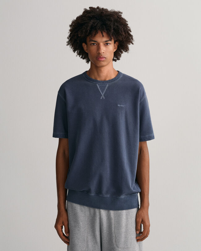 Sunfaded Kurzarm-Sweatshirt