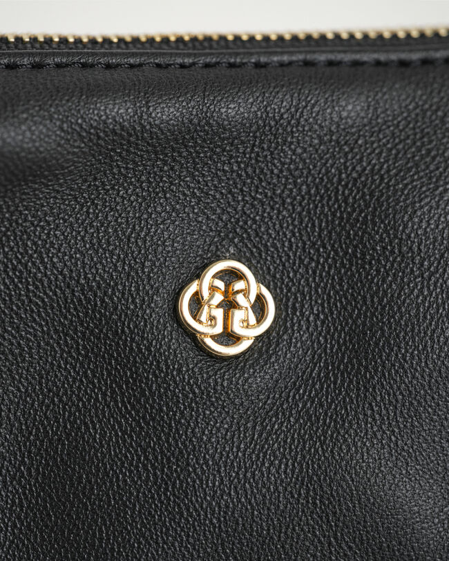 Umhängetasche aus gerafftem Lammleder