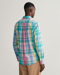 Farbenfrohes Regular Fit Madras-Hemd