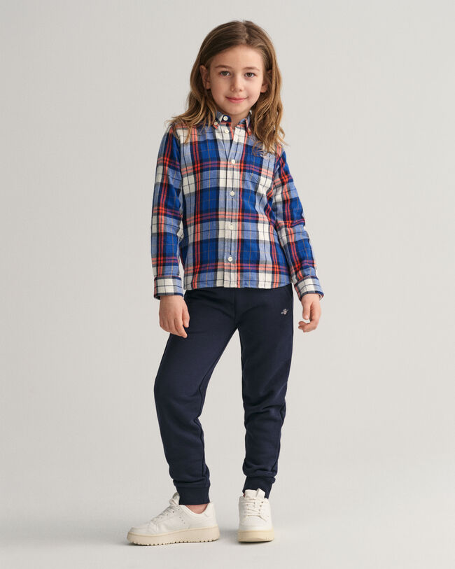 Kids Regular Fit Flanellhemd mit Karomuster