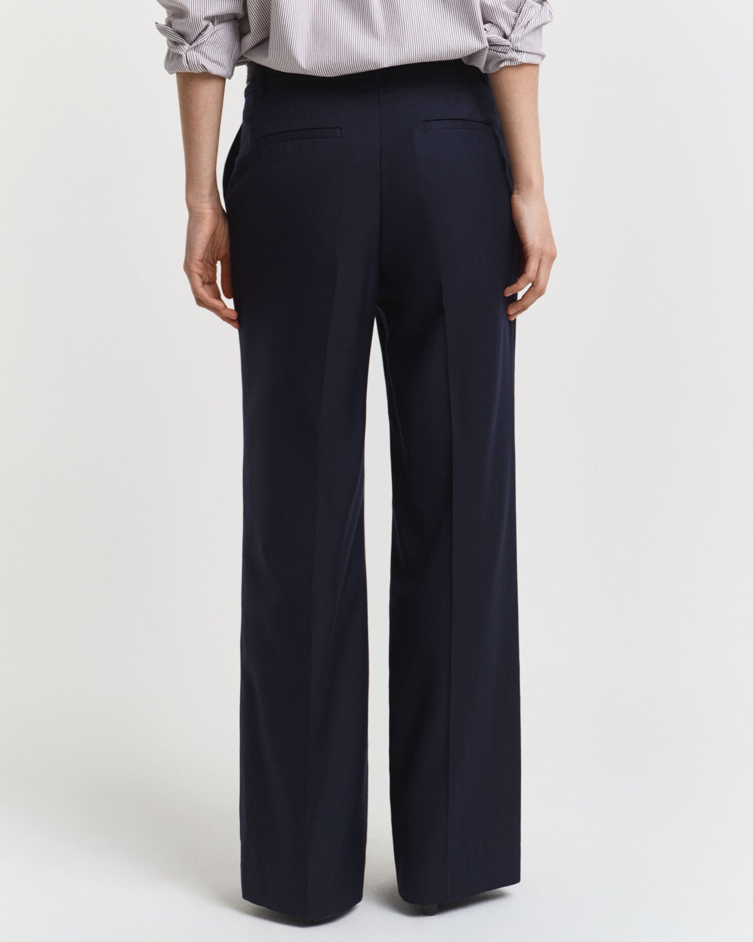 Pantalon élégant en laine mélangée