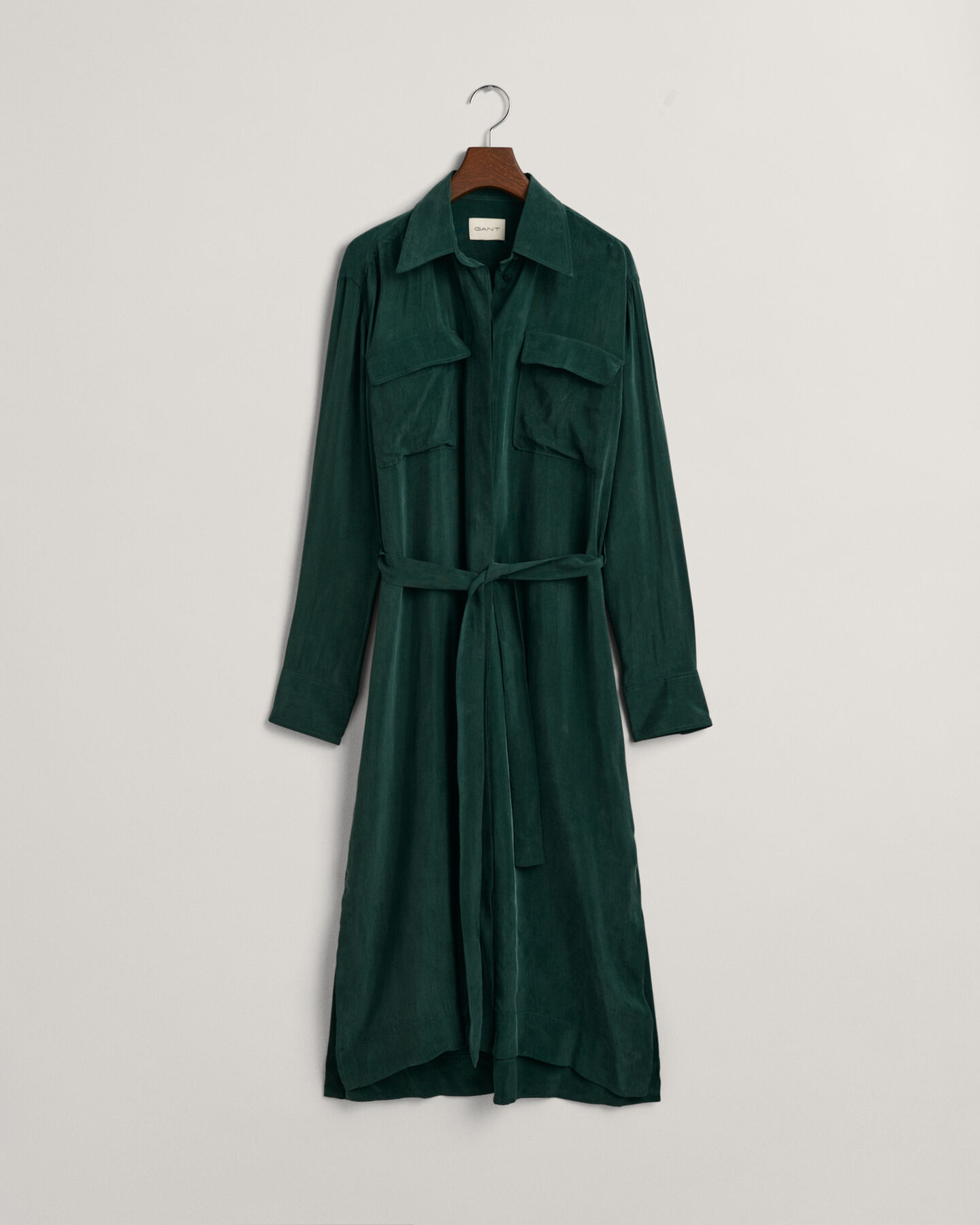 Relaxed Fit Utility Hemdblusenkleid