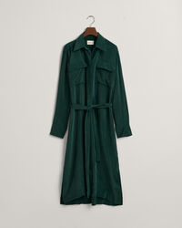 Relaxed Fit Utility Hemdblusenkleid