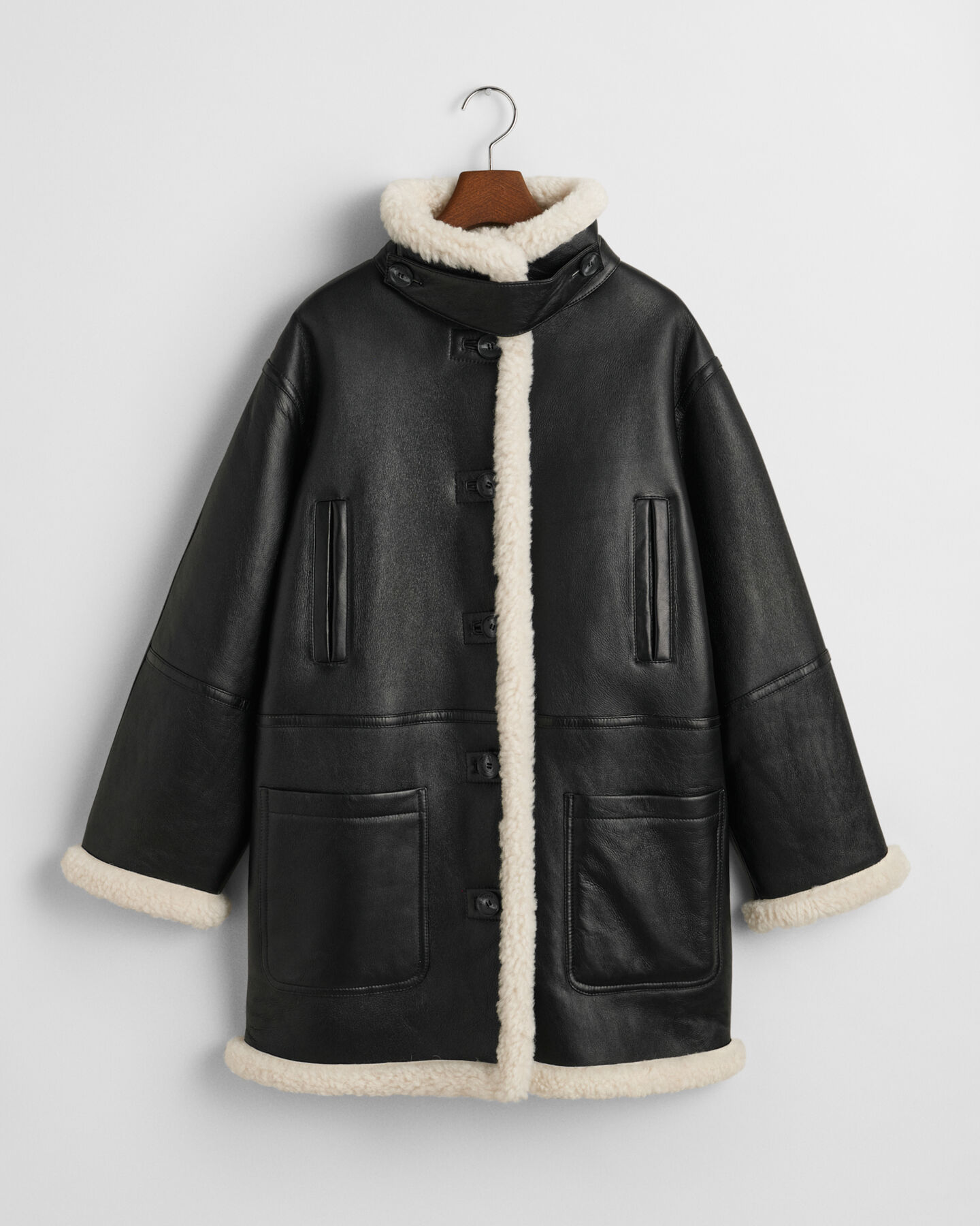 Shearling-Mantel