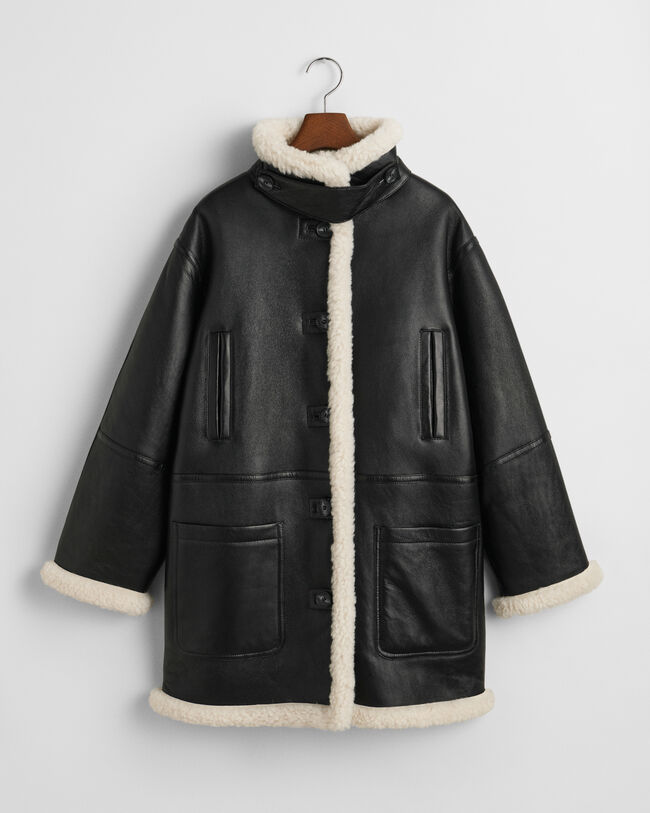 Shearling-Mantel