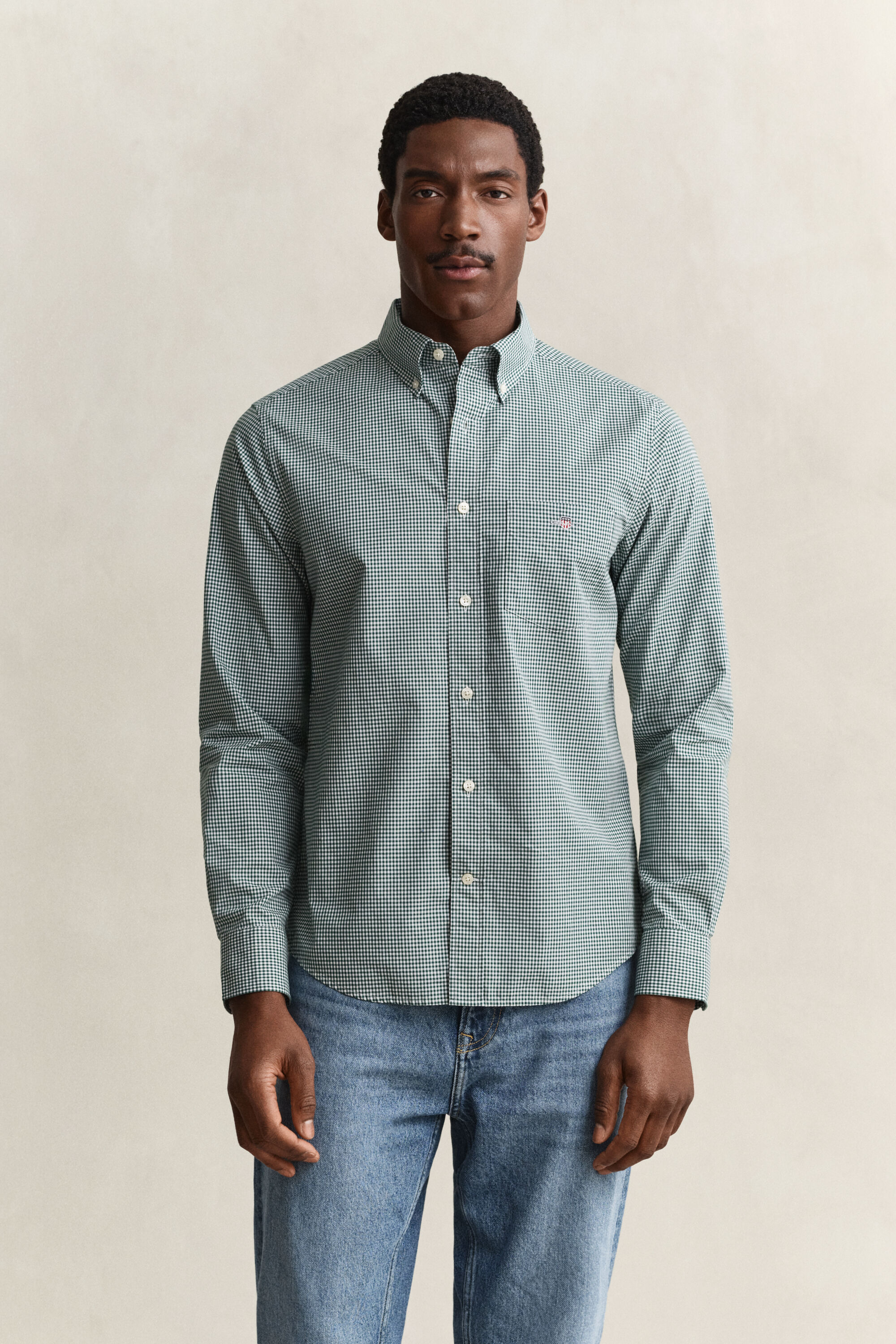 Gingham Classic Poplin Shirt