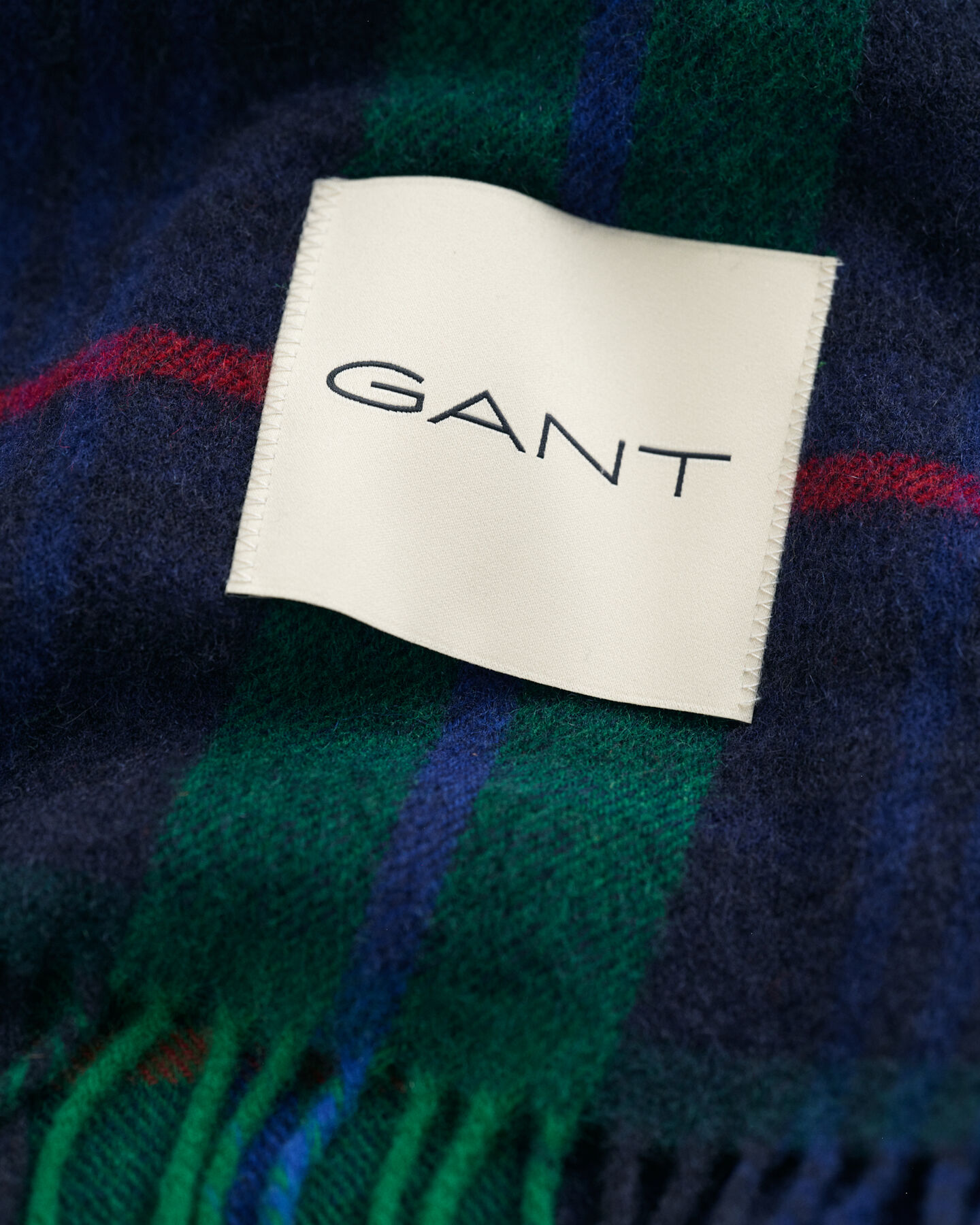 Karierter Schal mit Kaschmiranteil