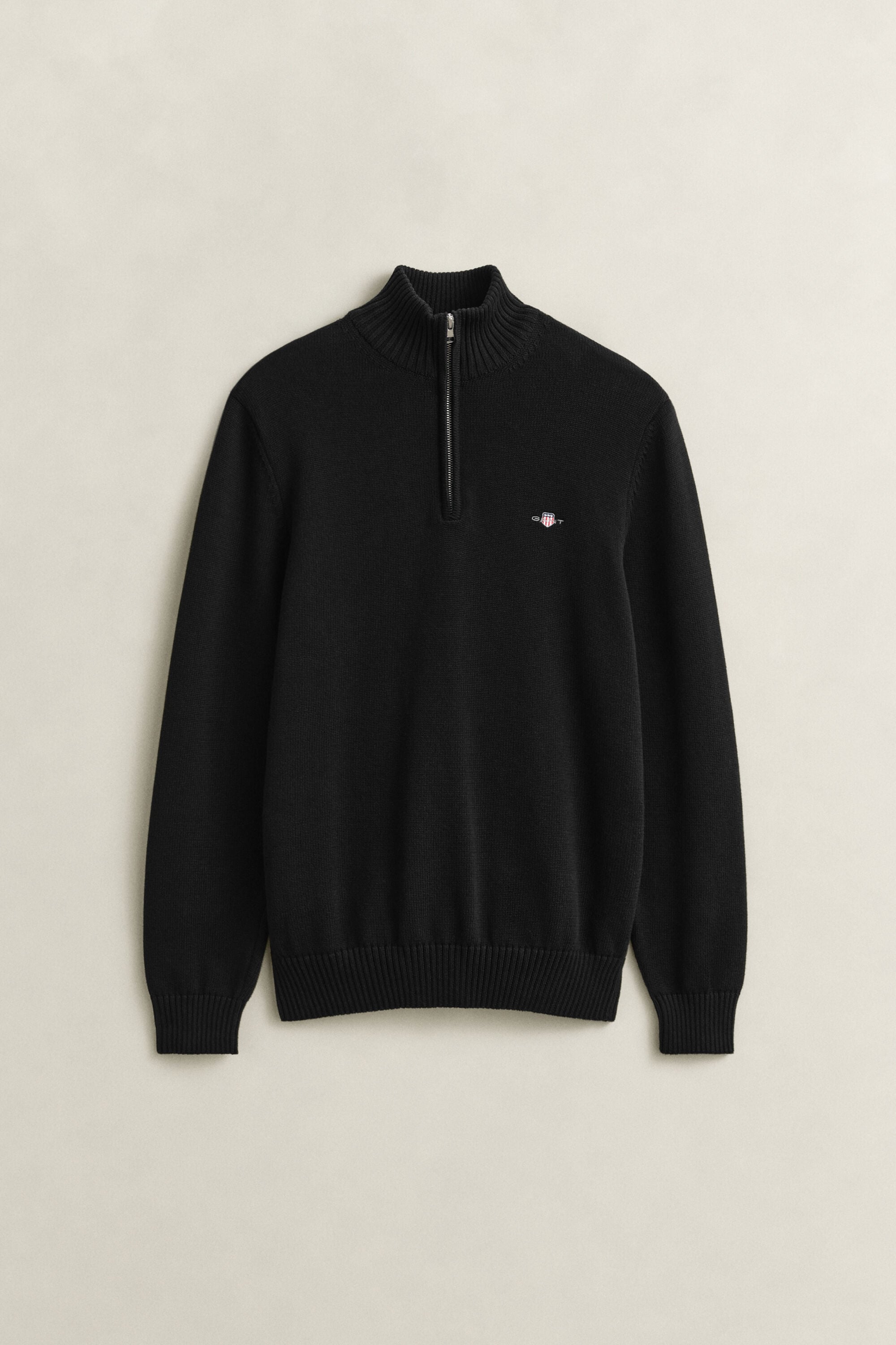 Casual Cotton Half-Zip Sweater