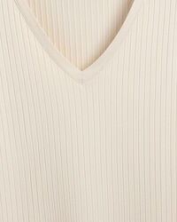 Detail Jerseykleid mit Schlitz