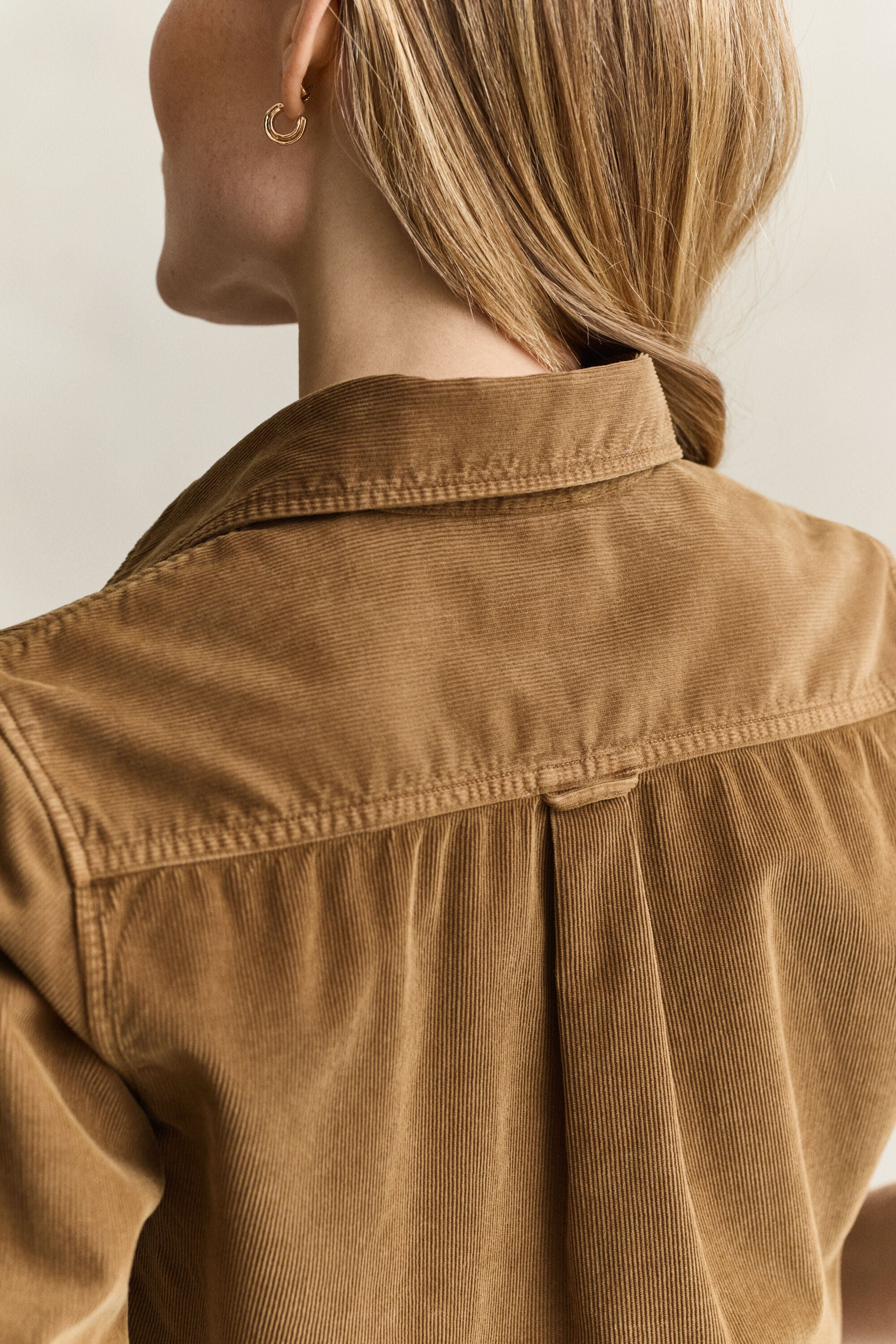 Camicia in velluto a coste regular