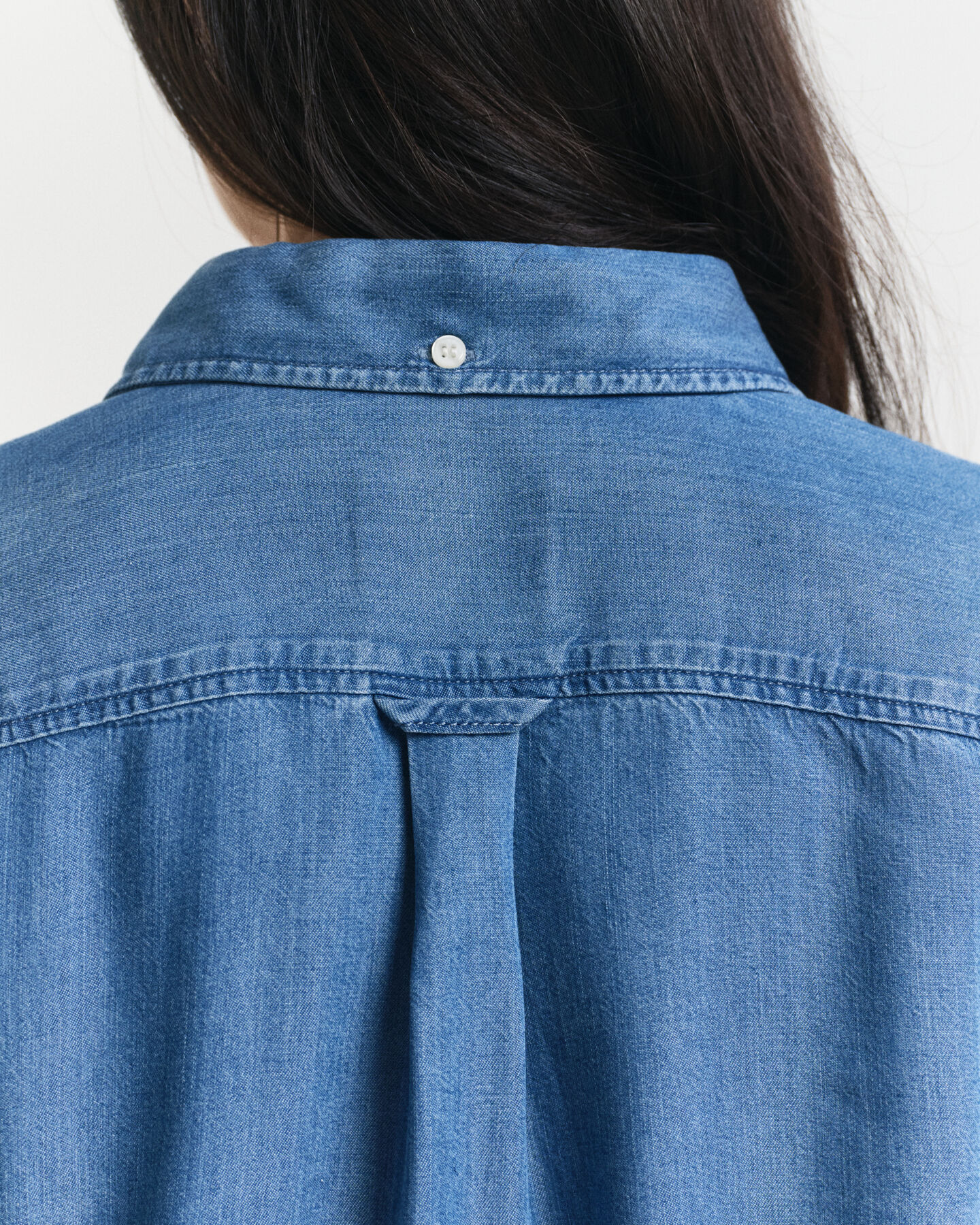 Relaxed Fit Indigo Bluse