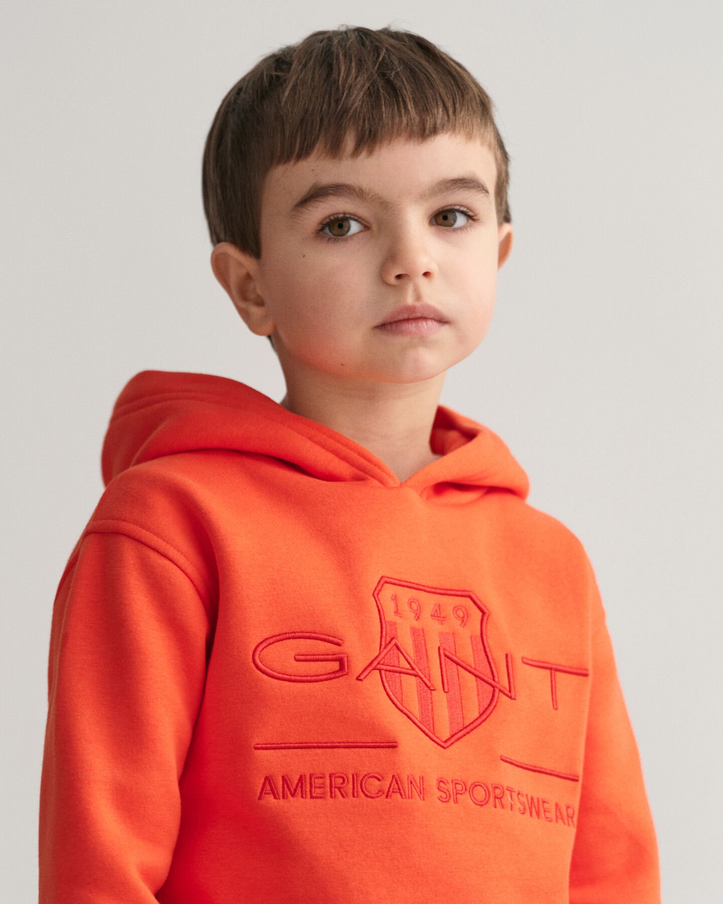 Kids Kontrast Shield Hoodie
