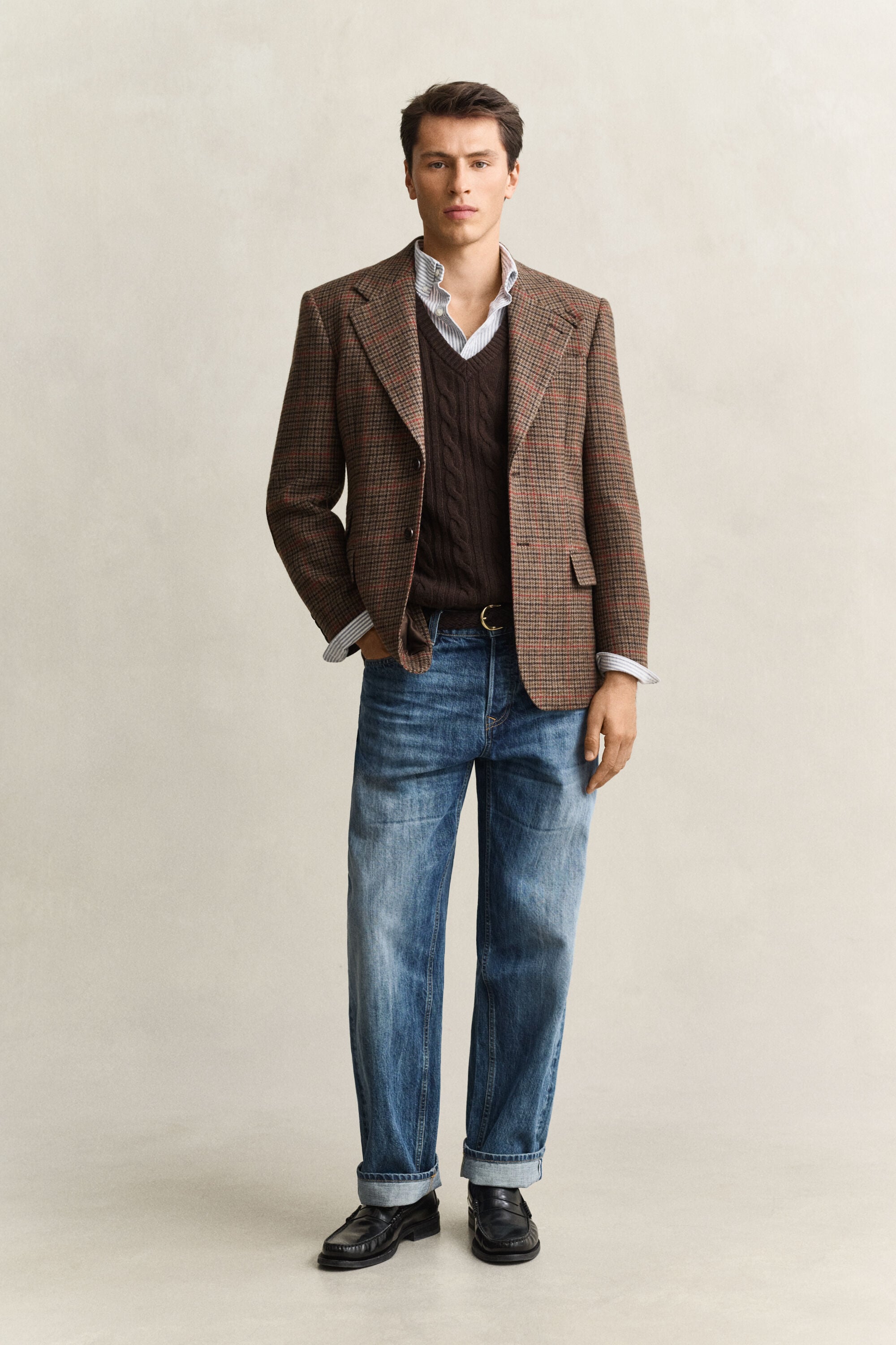 Giacca sportiva in tweed britannico