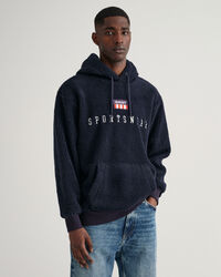 Retro Flag Fleece-Hoodie