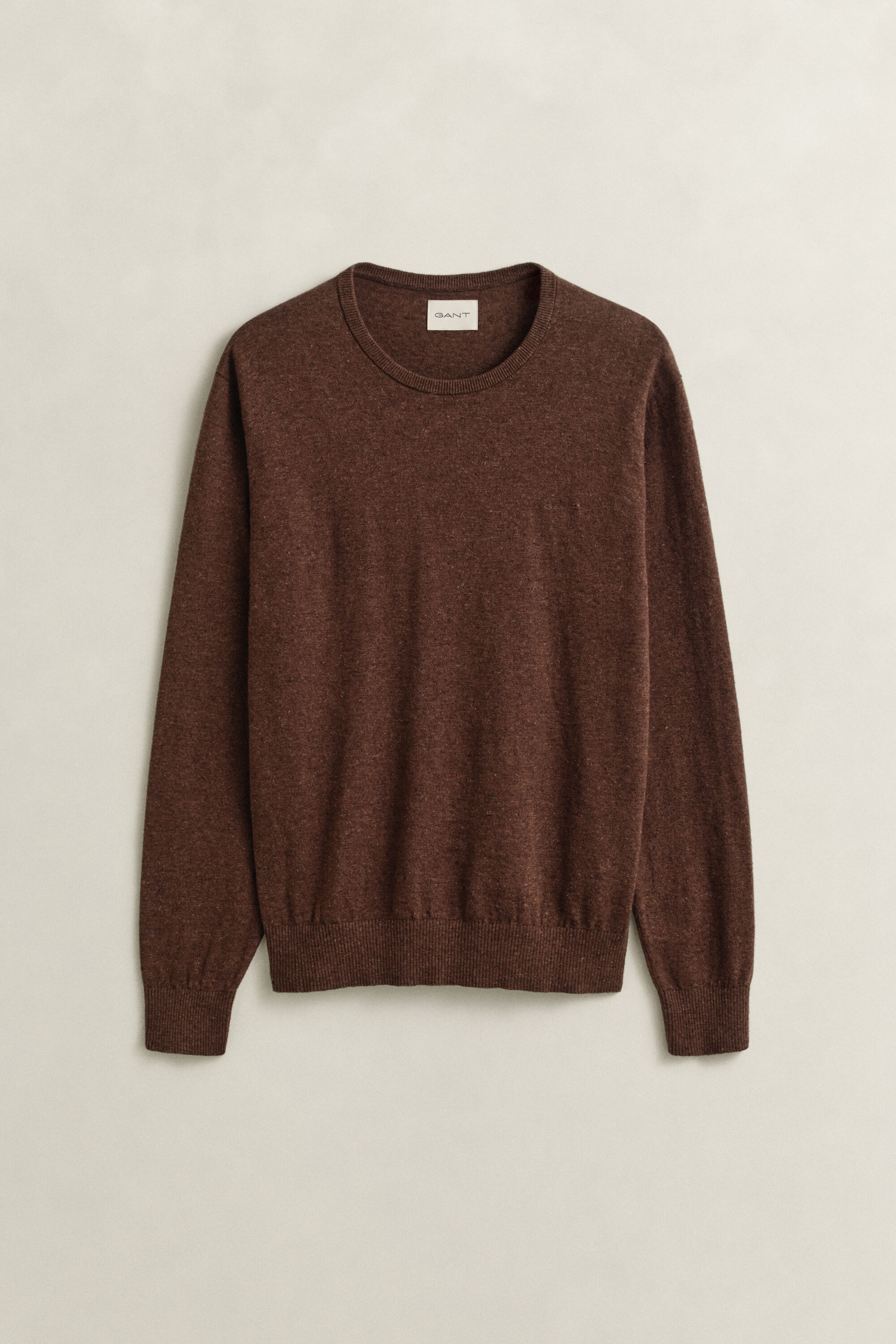 Slub Cotton Blend Sweater