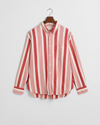 Relaxed Fit Seersucker Hemd mit breiten Streifen