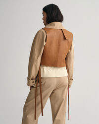 Dekonstruierte Lederweste