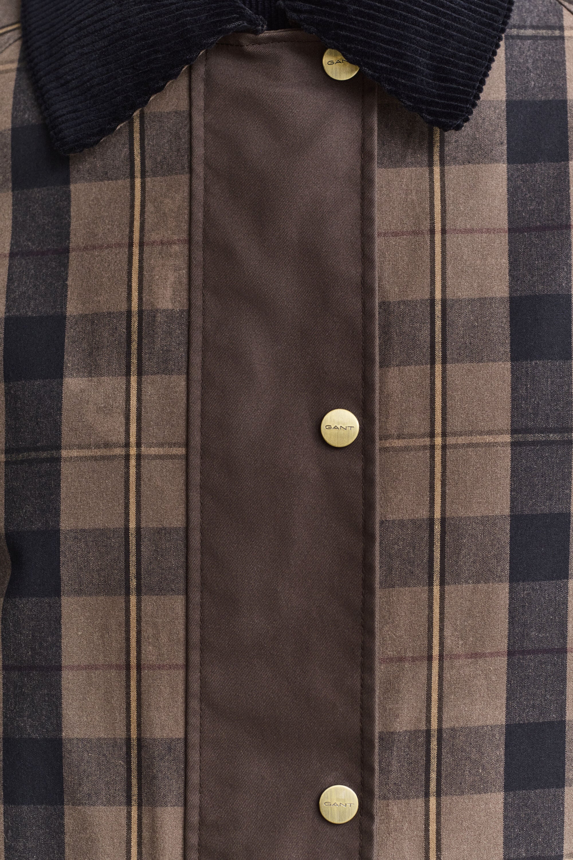 Check Waxed Jacket