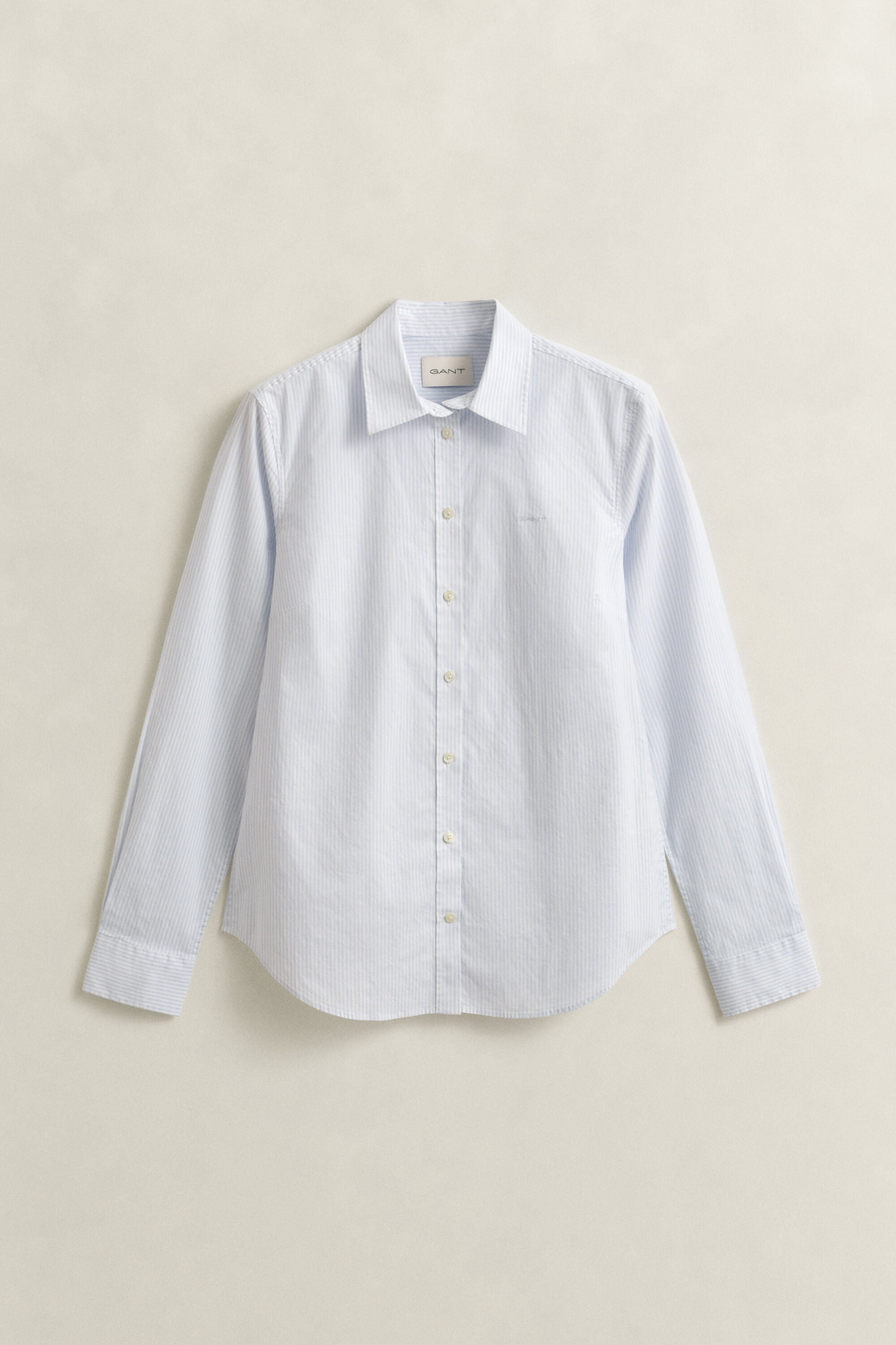 Chemise en popeline à rayures