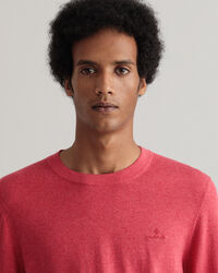 Baumwoll Kaschmir Rundhalspullover