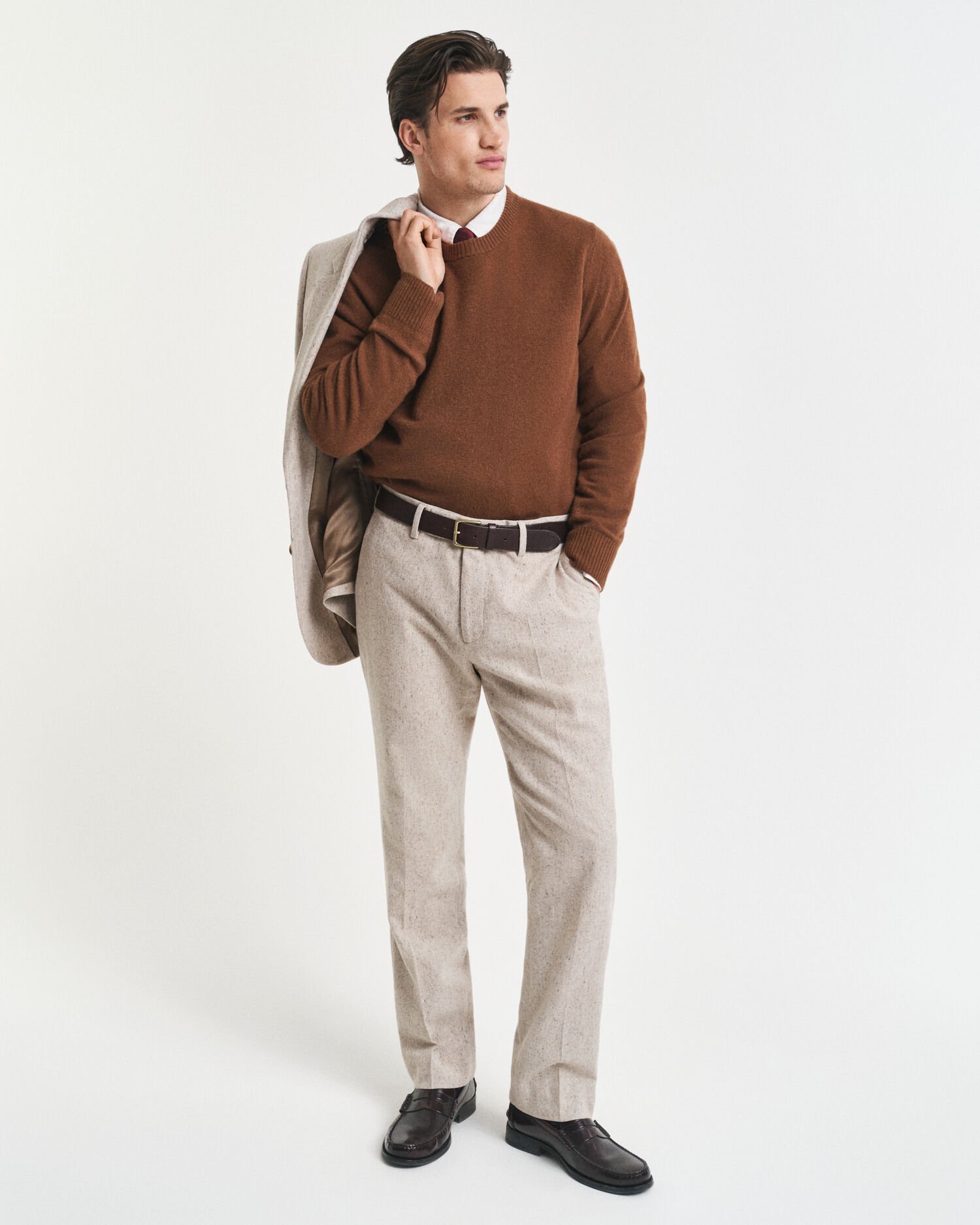 Slim Fit Donegal Suit Pants