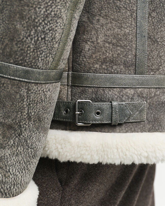 Shearling-Jacke
