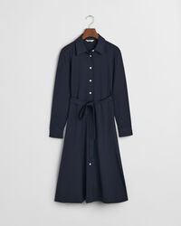 Jersey Hemdblusenkleid