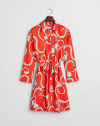 Sailing Print Hemdblusenkleid