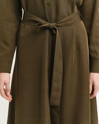 Hemdblusenkleid mit Tasche