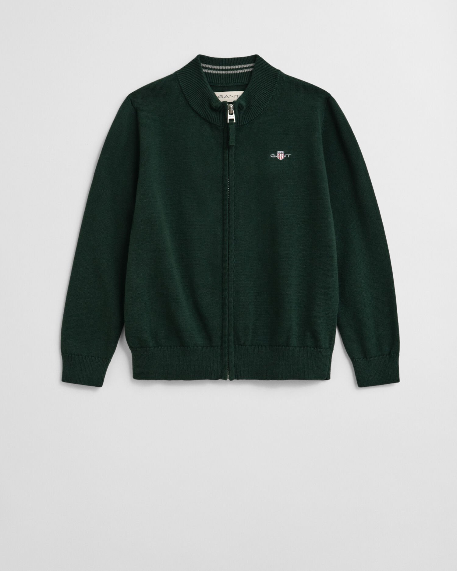 Cardigan zippé en coton Shield Enfant