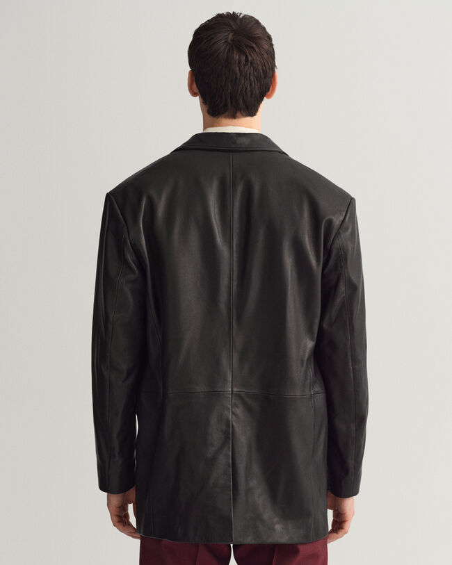 Oversized Ledersakko