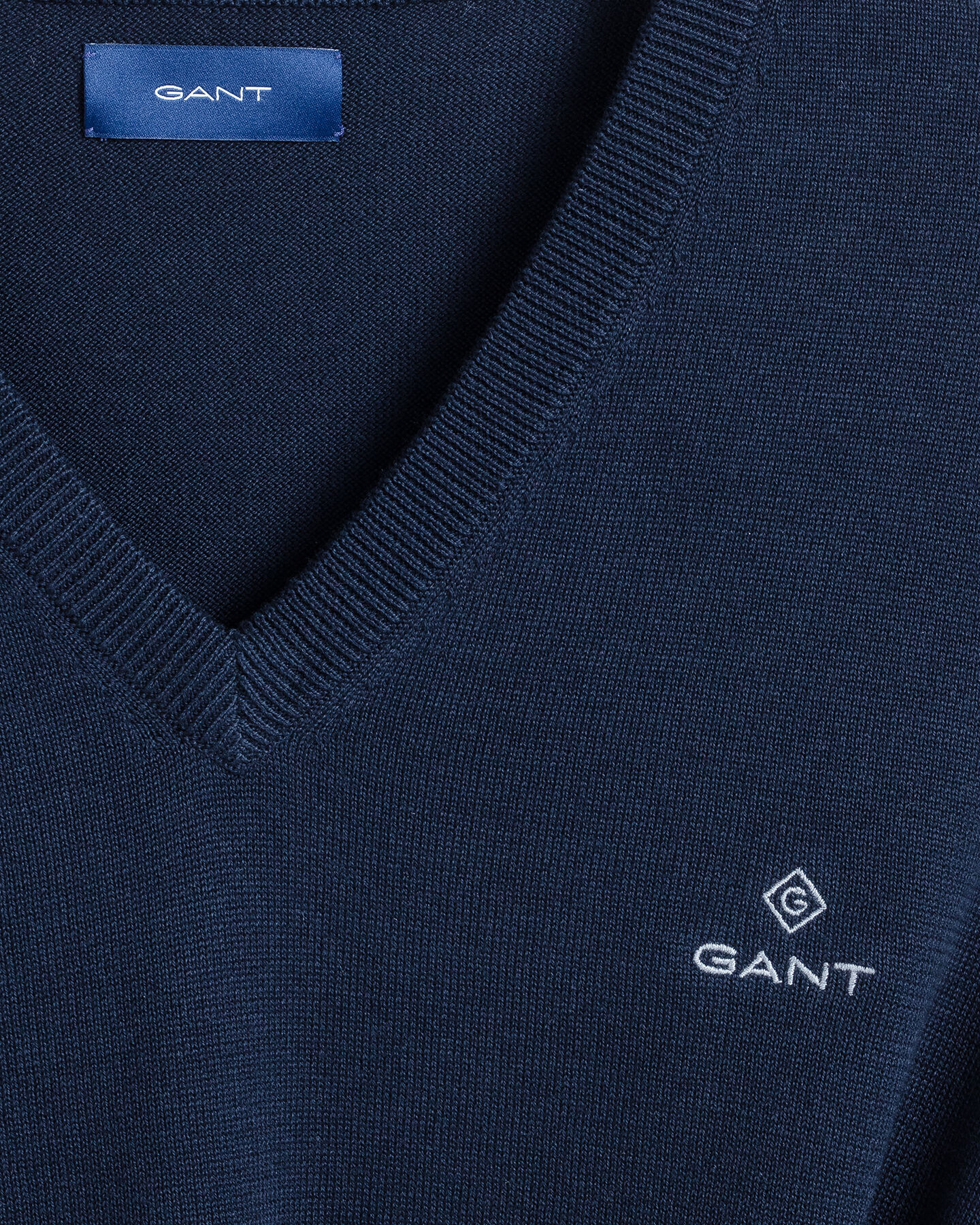 Classic V-Neck Pullover aus Baumwolle