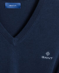 Classic V-Neck Pullover aus Baumwolle