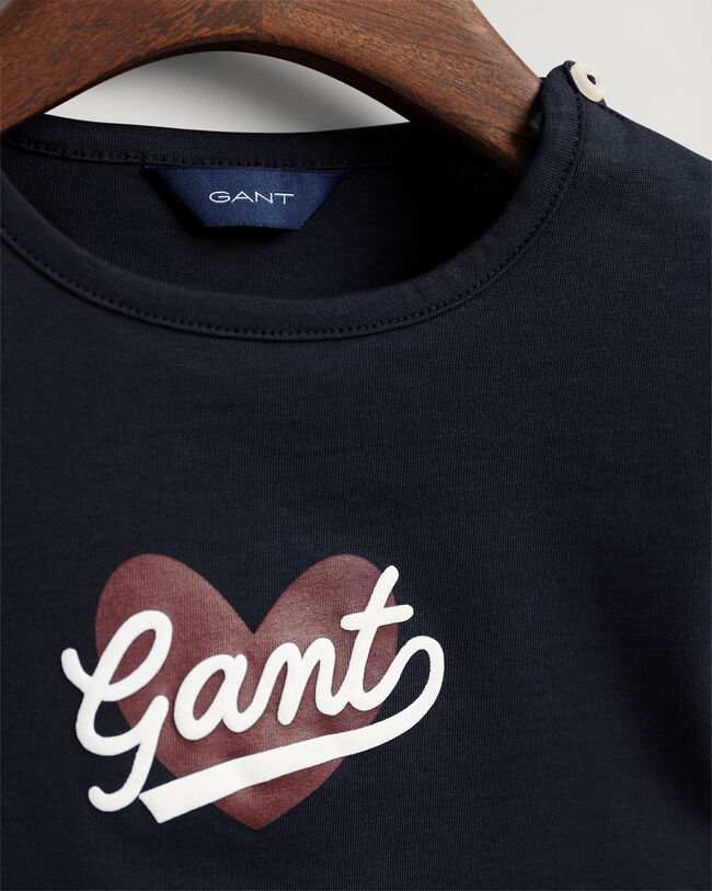 Girls Heart Script T-Shirt