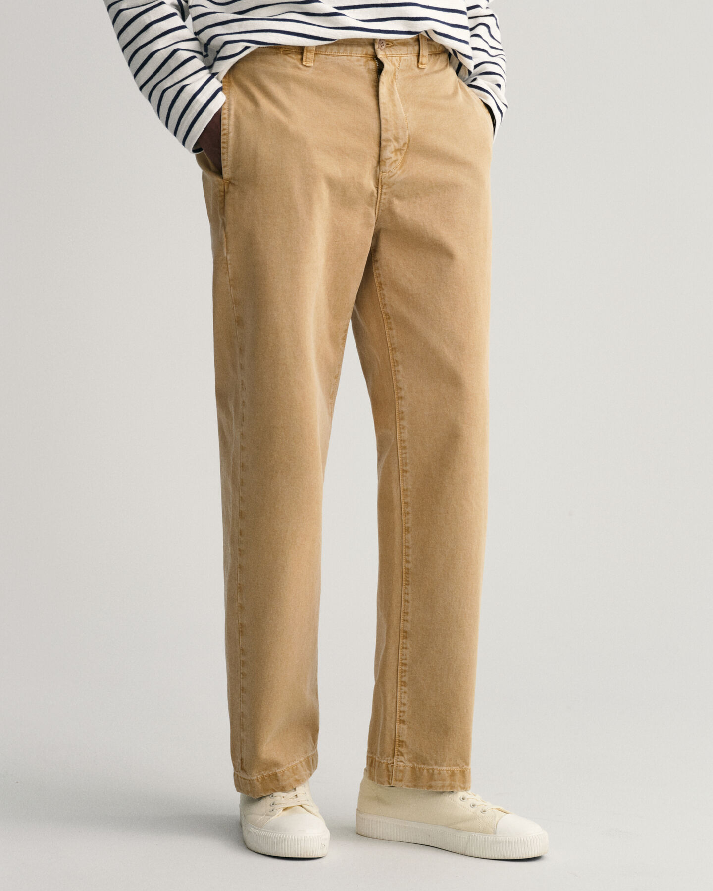 Straight Fit Twill Chinohose