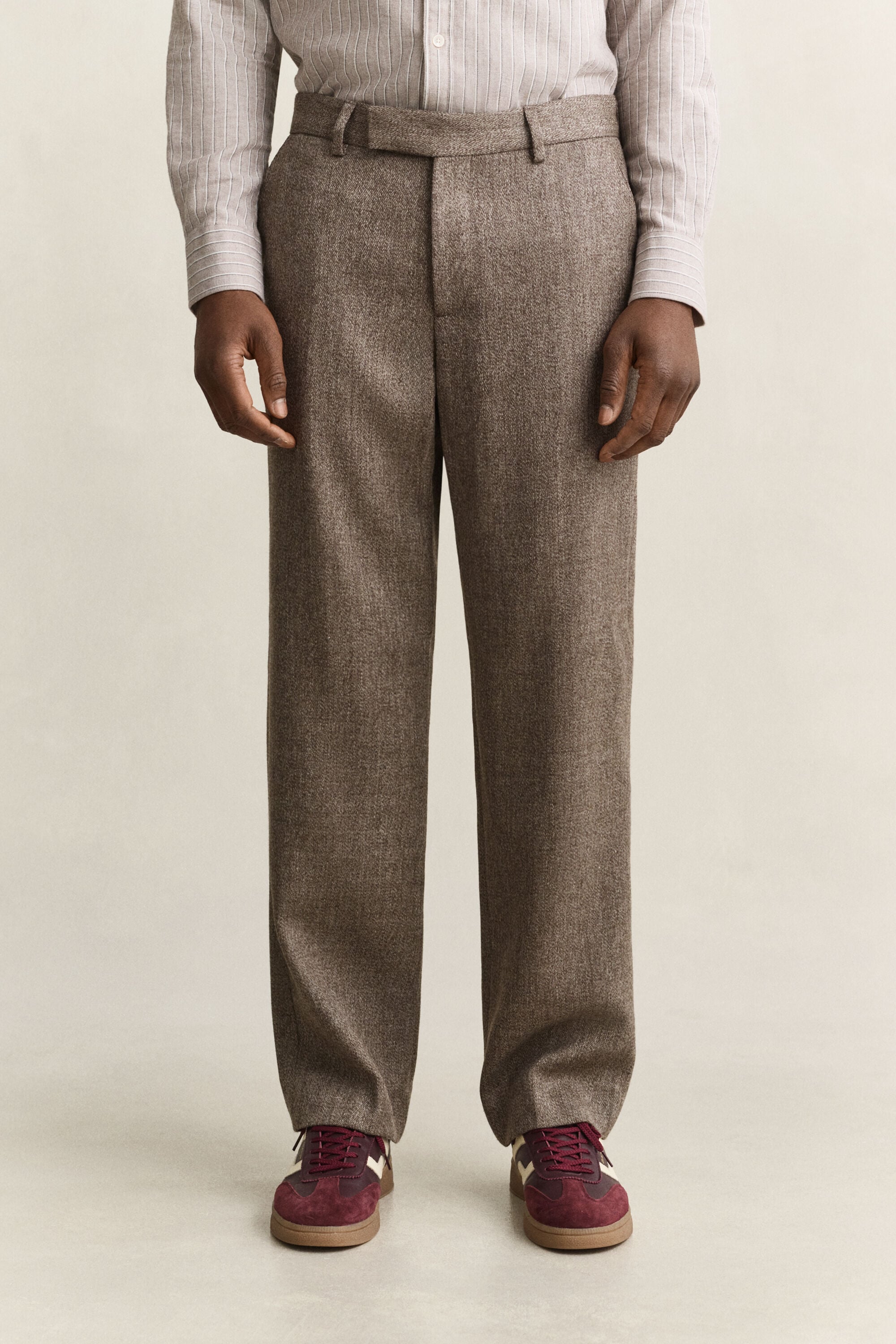 Mélange Wool Pants