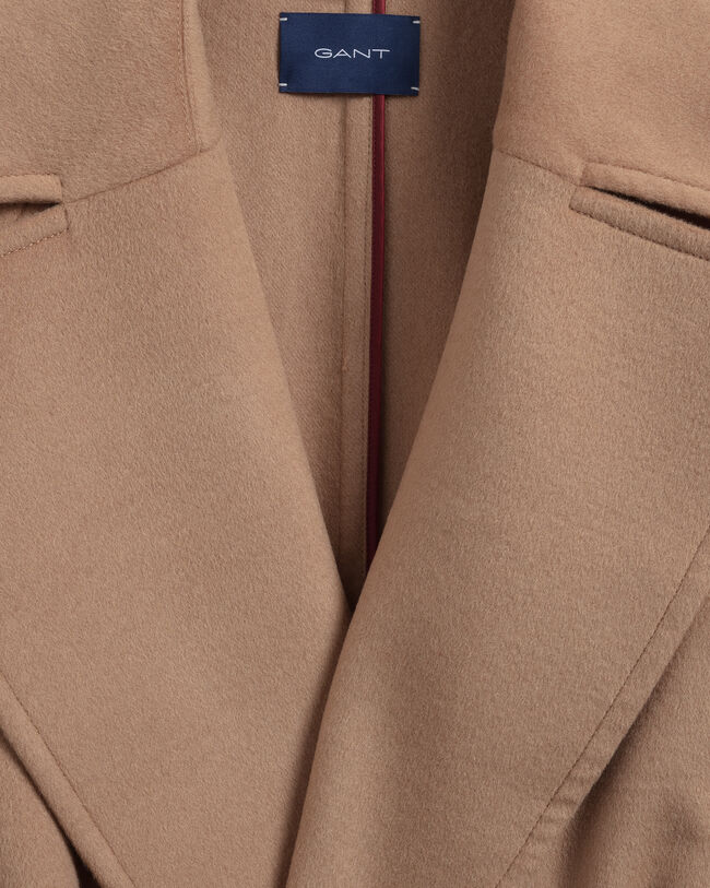 Mantel aus Wollmischung mit G&uuml;rtel