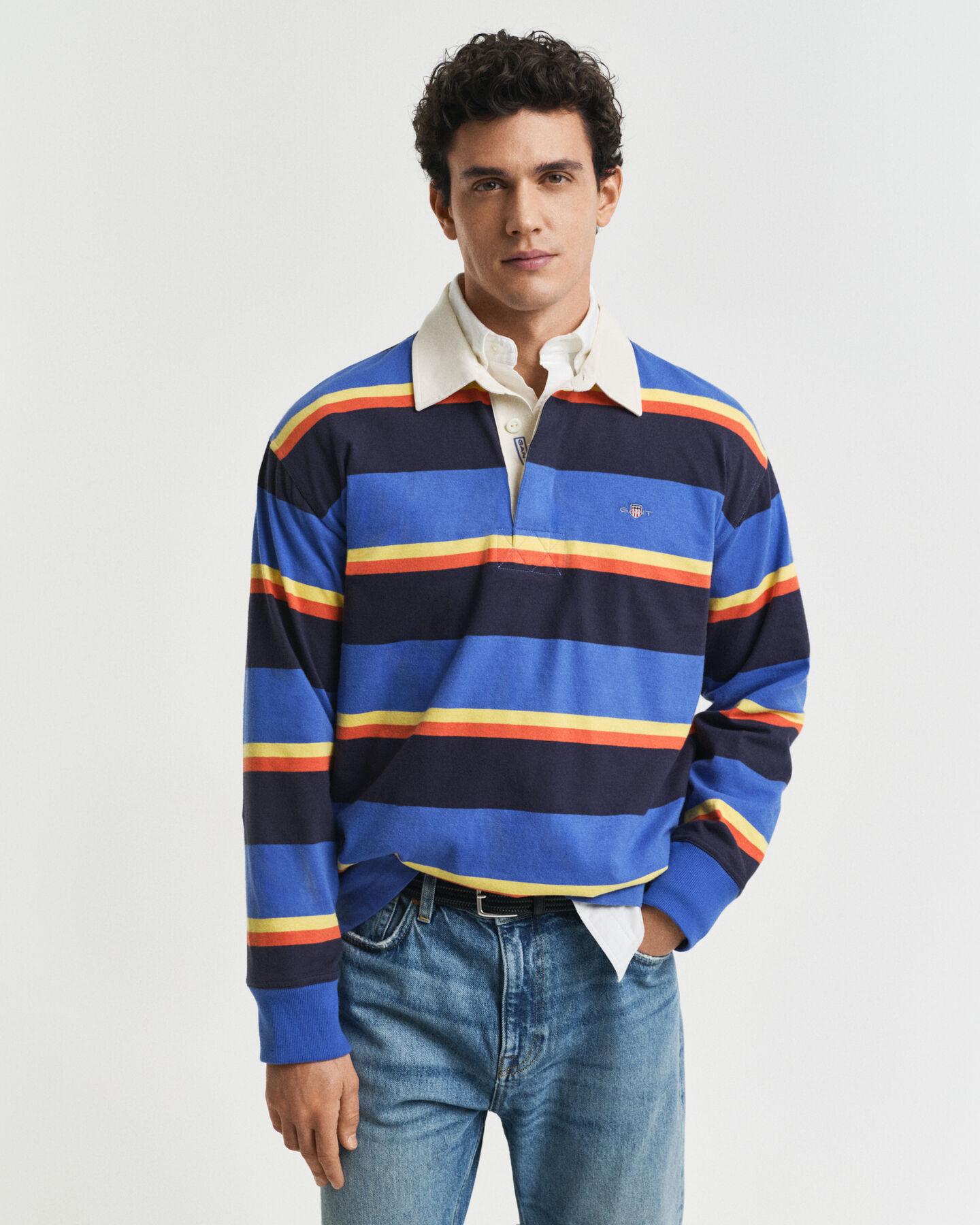 Heavy Rugger mit bunten Streifen